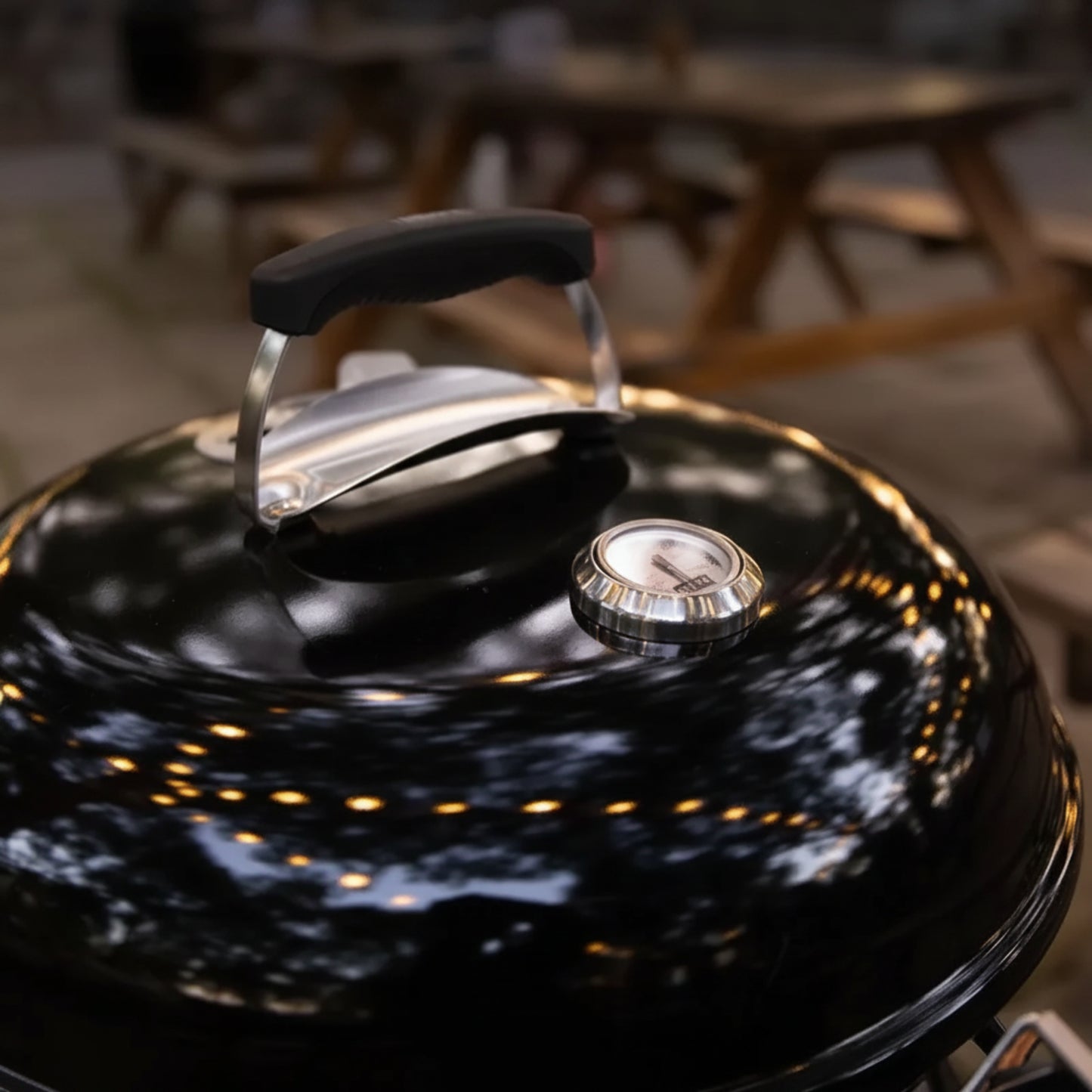 Outdoor Household Kettle BBQ Grill Charcoal BBQ Grill round Apple Grill